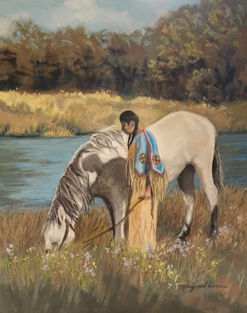 Summer on the Creek by artist Maryneil Dance